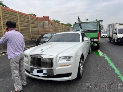 烏龍爆料！勞斯萊斯遭貨車追撞 車主非全聯董座林敏雄