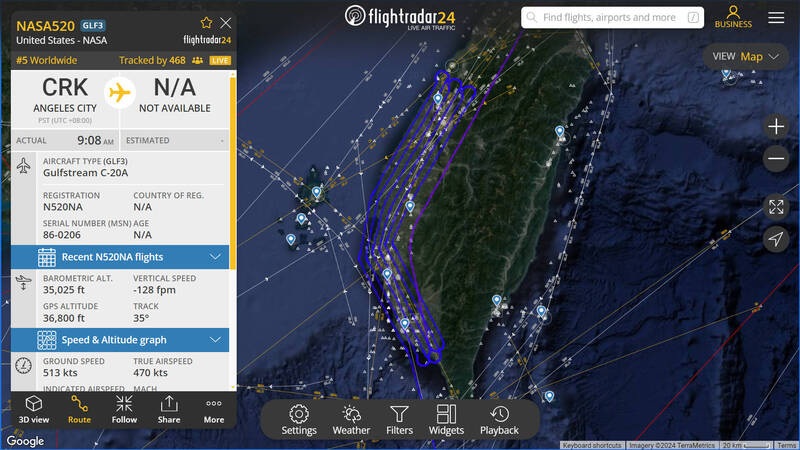 NASA航機飛台超多「巧合」  呼號「817」、「520」藏玄機