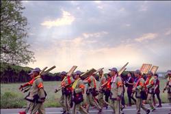 大甲媽經溪州 網路傳出現聖光