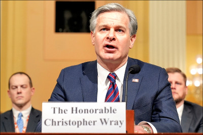FBI局長瑞伊︰中國網攻美基建 規模前所未有