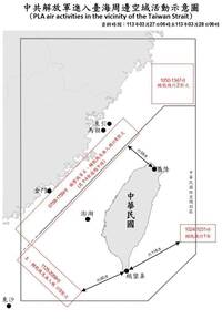 28中國軍機艦擾台！ 距基隆59浬