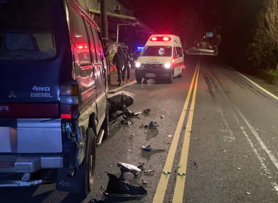 酒測1.47離家百米還無照酒駕！ 北宜5旬漢對撞18歲輔大生