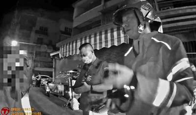 疑老公縱火燒屋逃逸  妻輕傷救治幸無大礙