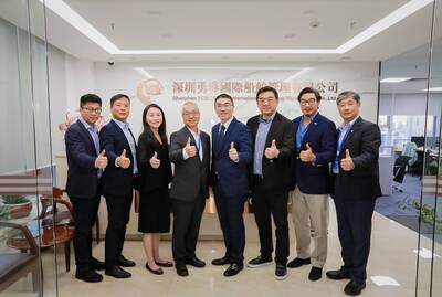 謝國樑拜訪深圳台商 萬海、益航允投資基隆七堵航運總部