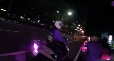 酒駕、不戴帽、闖紅燈還辱警 醉情侶吃刑責、還得吃10萬罰單