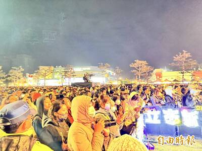新竹市跨年晚會傳意外 吊臂攝影機砸傷6人