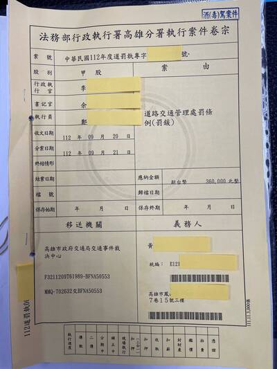 金屬公司員工酒駕拒測被罰36萬   不繳罰單下場......年終獎金飛了