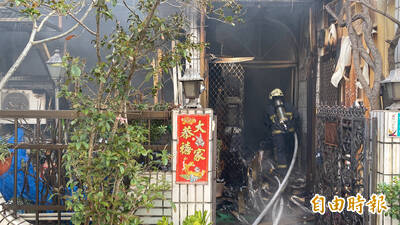 台南民宅火警母子3人被嗆昏  媽媽和兒子送醫不治、女兒急救中