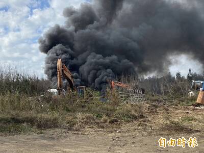 澎湖機場附近火警 濃煙威脅班機起降