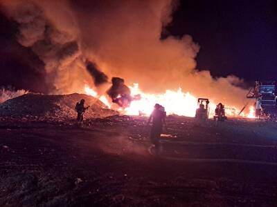 又燒！嘉義市垃圾山大火臭翻嘉義縣 蔡易餘怒了：追究到底