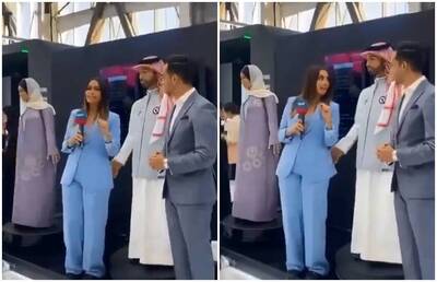 科技不離人性？沙國AI機器人伸鹹豬手 女記者慘遭襲臀