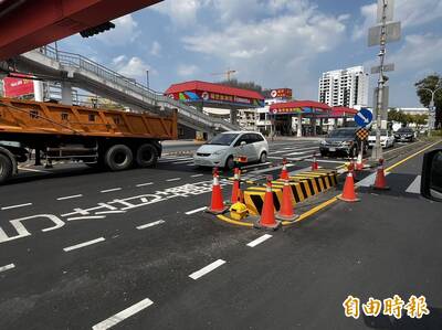 駕駛喊「沒看到」多次撞上！斗六市行人庇護島將增高至40公分