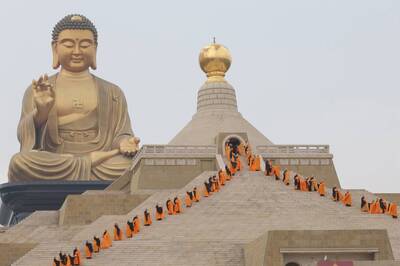 佛光山地宮珍寶入宮 20850份手抄「心經」入塔剎藏經閣永存 